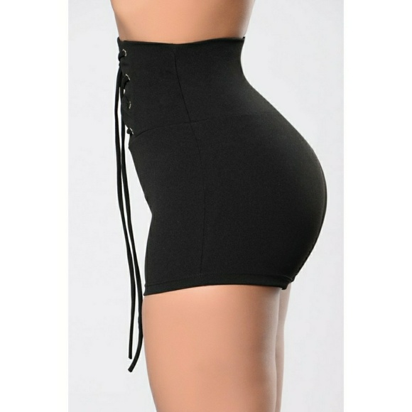 Plus Size High Waisted Shorts - Picture 3 of 7